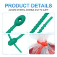 thumbnail image 4 of Unique Bargains 30 Pack Reusable Silicone Ties, 7 Inch Cable Ties, Bread Ties Green, 4 of 6