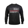 thumbnail image 2 of Rothco Long Sleeve Thin Red Line T-Shirt 3920, 2 of 2