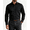 Black, variant on Men's Dress Shirts Long Sleeve Solid Formal Shirt Business Casual Button Down Shirts with Pocket