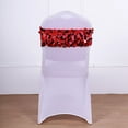 thumbnail image 4 of BalsaCircle 100 Red 10" Big Payette Sequined Chair SashesEvents Catering, 4 of 8