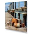 thumbnail image 2 of Designart "Memories of the Weathered Pier IV" Nautical & Beach Wall Art Print, 2 of 5