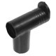 thumbnail image 5 of Closet Rod Support Clothes Rack Parts For Wardrobe Tube Support Secure Connection Black Plastic 1Pcs, 5 of 5