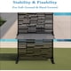 thumbnail image 2 of Yeshouse Biombo de acero galvanizado de alta resistencia, panel de cerca de 183 x 119 cm, divisor decorativo resistente a la intemperie y enrejado para plantas, ideal para patio y jardín, 2 of 8