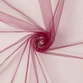 thumbnail image 3 of Tulle 54" Wide 40 Yard Long Polyester Sheer Fashion Apparel Sewing Decor Fabric By The Bolt - Wine, 3 of 4