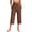 11A# Brown, variant on Huankd Capri Pants For Women Wide Leg Yoga Pants Plus Size Petite Pants High Waisted Dress Pants Loose Dressy Casual Cropped Pants Stretchy Summer Tummy Control Leggings With Pocket Beige M 19"