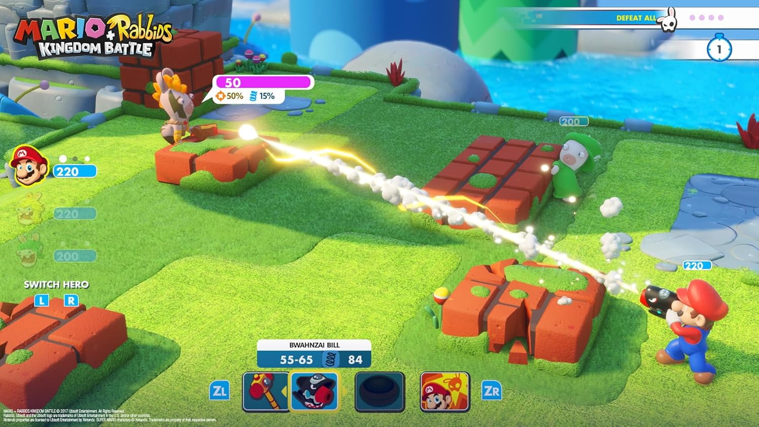 Mario + Rabbids Nintendo Switch 2 Game Bundle - Sparks of Hope Kingdom Battle Exclusive (Code in a Box)