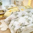 thumbnail image 2 of Textiles para el hogar de algodón, juego de cama Floral rosa, funda nórdica para niño y niña, Sábana plana, funda de almohada, ropa de cama estética, ropa de cama doble Queen, 2 of 5