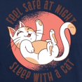 thumbnail image 3 of CafePress - Sleep With A Cat T Shirt - Men's Classic Graphic Cotton T-Shirt, 3 of 4