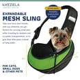 thumbnail image 4 of Katziela Pet Carrier Sling Bag, Airline Approved, Green, 4 of 6