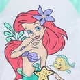 thumbnail image 2 of Disney The Little Mermaid Long Sleeve Shirt and French Terry Pants (Girls), 2 Piece Set, Sizes 2T-6X, 2 of 7
