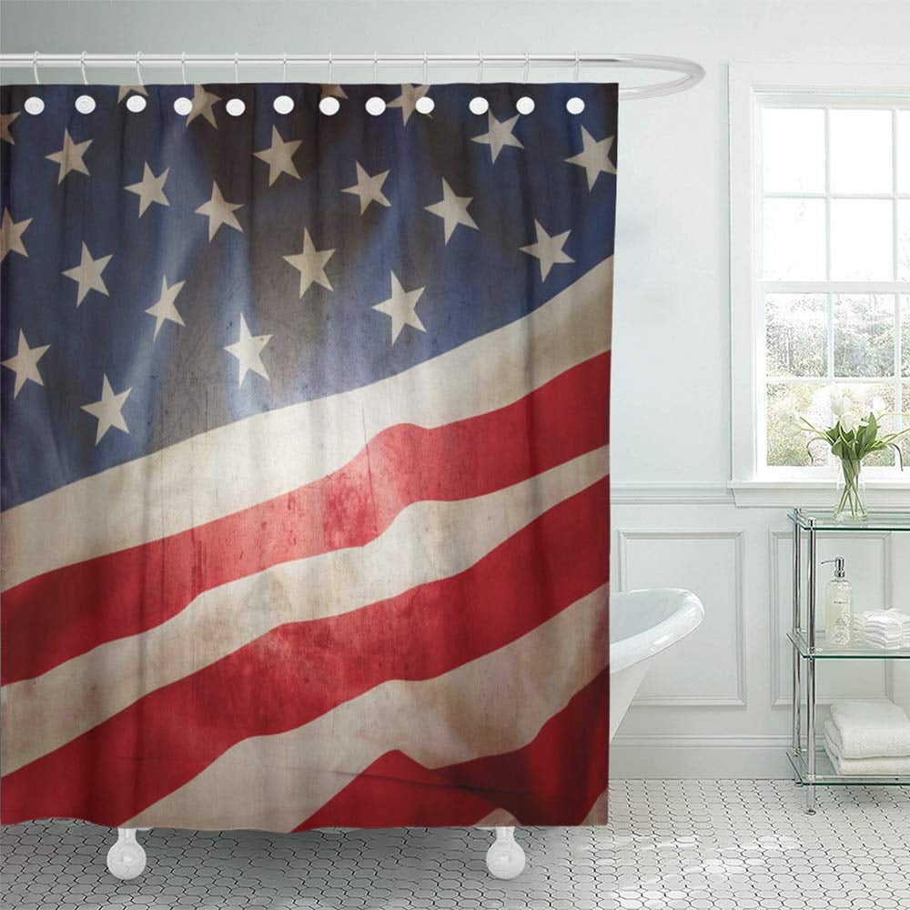 Bsdhome America Closeup Of Grunge American Flag Americana Country Democracy Detail Bathroom Shower Curtains 60x72 Inch Walmart Canada