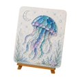 thumbnail image 2 of Beach Themed Sea Glass Art DIY Kit, 8 Designs with Canvas Board Tweezers Wooden Easel, Beginner Friendly Nautical Craft Set Handmade Home Decor Gift, 2 of 6