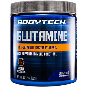 BodyTech Glutamine Powder Unflavored (11.12 oz./70 Servings)