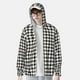 thumbnail image 2 of Fotbe Houndstooth Black And White Chaqueta con Protección Solar UPF 50+ para Hombre y Mujer, Camisa con Capucha y Bolsillos-Large, 2 of 7