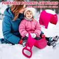 thumbnail image 2 of BallsFHK Portable Foldable Skateboarding Sled Adult And Children's Skateboarding Skies, 2 of 3