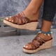 thumbnail image 2 of WILLBEST Sandalias De Plataforma Zapatos De Playa Zapatillas De Mujer Sandalias Planas De Una Sola Pieza Para Vacaciones En La Playa 1032, 2 of 9
