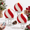 Red&White-3PCS, variant on Set Of 3mas Sphere Candy-caneless Candles - Red White Real Wax Flickering Ball Operated With Remote Candy Cane Decorations Xmas P