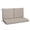 Light Grey, variant on PUKNLY Loveseat Cushions Outdoor 3-Pack, 48*24*5 in Bench Swing Cushions with Removable Cover, Waterproof & Fade-Proof Patio Couch Cushion, Provide Cozy Lumbar Support, for Garden, Lawn, Balcony
