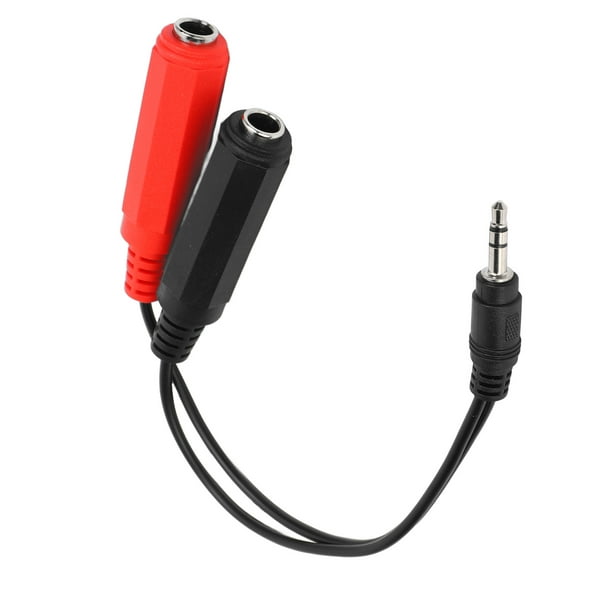 Acheter Câble adaptateur audio 3,5 mm à 6,5 mm, convertisseur 3,5 mm mâle à  6,35 mm femelle