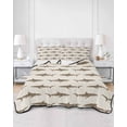 thumbnail image 2 of Full Size Quilt Bedding Set, Coastal Shark Reversible Summer Quilt 3 Pieces, Ocean Sea Nautical Rustic Lightweight Bedspreads Coverlets with 2 Pillow Shams for All Seasons, 2 of 5