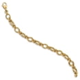 thumbnail image 2 of 14K Yellow Gold bracelet Fancy 7.5 in 7 mm Polished Link, 2 of 3
