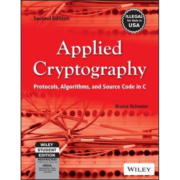 Pre-Owned Applied Cryptography: Protocols, Algorithms, and Source Code in C (Paperback) 8126513683 9788126513680