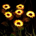 thumbnail image 5 of Impresionantes luces solares para jardín, iluminación impermeable para exteriores, vástagos ajustables y construcción de acero inoxidable, decoración perfecta para exteriores para jardín, patio y, 5 of 5