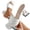 White, variant on Women Metallic Ribbed Strap Chunky Heel Mules Square Toe Sparkly Plus Size Spring Summer Party Elegant Shoes,Black