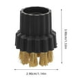 thumbnail image 2 of GAXIRE 6Pcs Steam Cleaner Attachment Brush Heads for Tile Upholstery and Hard Surface Cleaning, 2 of 8