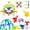 Multicolor, variant on Baby Suction Cup Toys,32 Pieces Animal Silicone Building Blocks,Stress Release Sensory Sucker Toys,Shower Bath Game Window Toys,Kid Tub Toys Gift for 3 4 5 6 7 Years Old Boys Girls