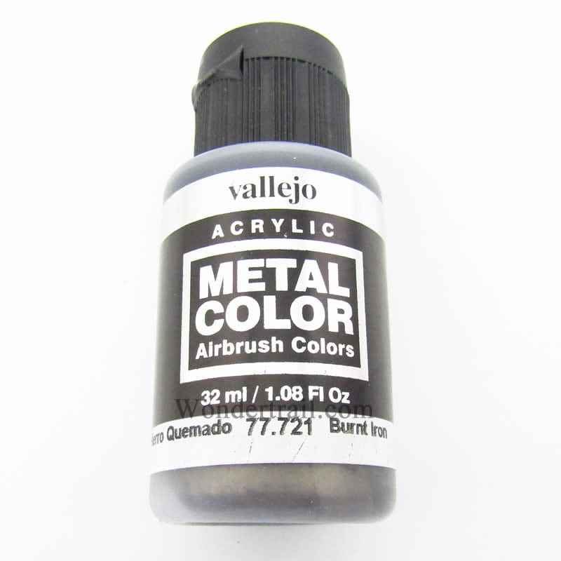 Burnt Iron Metal Color 32ml Bottle Vallejo Model Paint