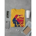 thumbnail image 3 of 4Th July Usa Independence Day T-Shirt Men -Image by Shutterstock, Male 4X-Large, 3 of 4