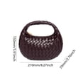 thumbnail image 2 of Bolso cruzado elegante con correa de cadena tejido de PU para mujer para viajes al aire libre, 2 of 2