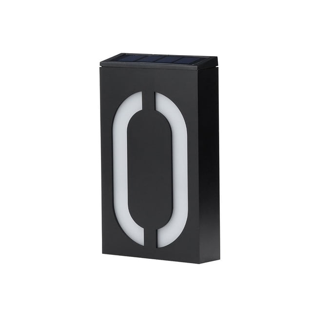 Placa De Luz De Número Billuyoard Solar Recargable