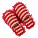 thumbnail image 2 of Chenille Shoe Cover 1Pair Red Multi-Surface Mop for Keep Floor Clean, 2 of 3
