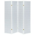 thumbnail image 4 of Roberto 4-Panel Room Divider Folding Shoji Screen White, 4 of 6