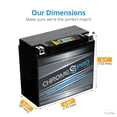 thumbnail image 3 of Chrome Pro Battery Ytx20l-bs (20l-bs 12 Volt,18 Ah, 270 Cca) iGel Powersport Battery - Rechargeable - Maintenance Free, 3 of 9