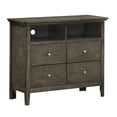 thumbnail image 3 of Glory Furniture Hammond 4 Drawer TV Stand in Gray, 3 of 8
