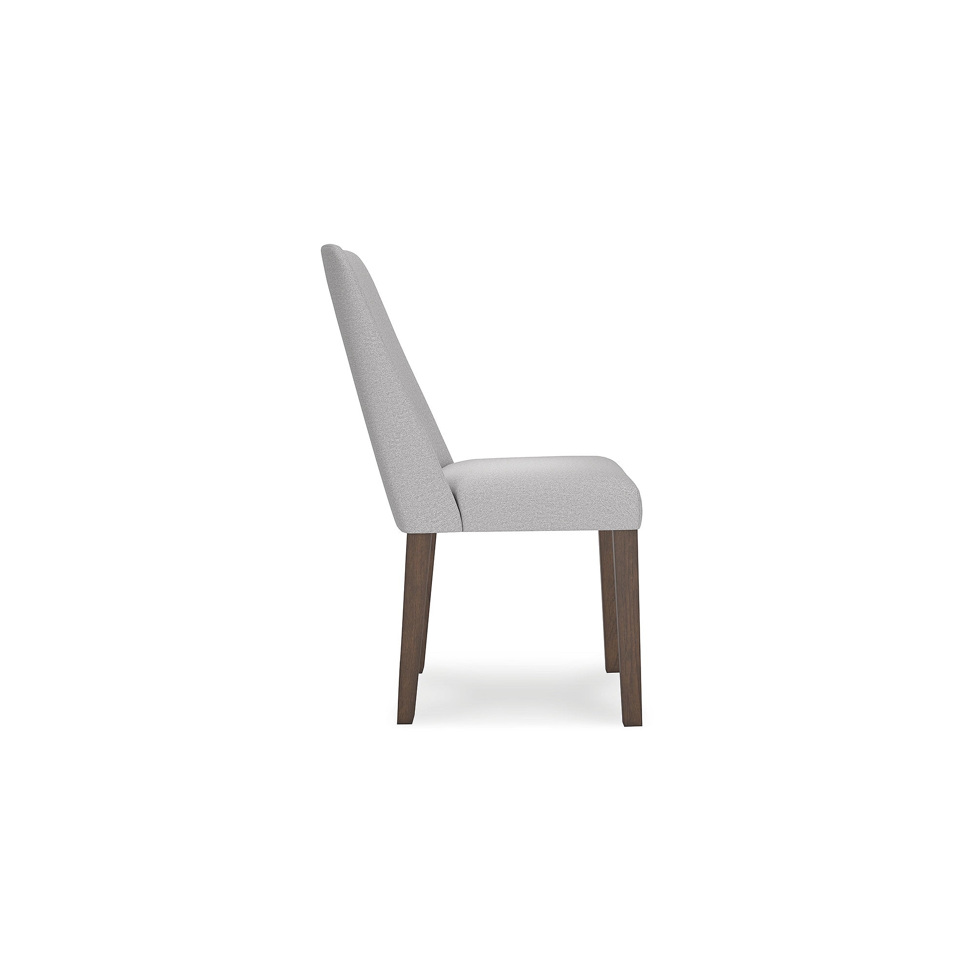 Signature Design by Ashley Lyncott Contemporary Dining Room Upholstered Side Chair with Foam Cushion, Set of 2, Cream & Brown