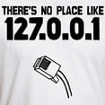 thumbnail image 3 of CafePress - 127.0.0.1 Fitted T Shirt - Fitted T-Shirt, Vintage Fit Soft Cotton Tee, 3 of 4