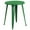 Green, variant on Bowery Hill 24" Round Metal Dining Table in Green