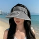 thumbnail image 5 of Sombrero para el sol con ventilador recargable USB | Gorra de verano transpirable de ala ancha | Sombrero de enfriamiento ajustable con ventilador silencioso de 3 velocidades | Poliéster | Deportes, 5 of 6