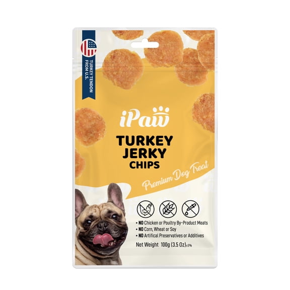 iPaw Turkey Jerky Treats for Dogs