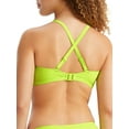 thumbnail image 2 of Women's Pour Moi 13202R Free Spirit Strapless Underwire Recycled Swim Top (Lime 36FF), 2 of 2