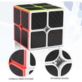 thumbnail image 3 of Carbon Fiber 2x2 Speed Cube 2x2x2 Magic Cube Puzzle Toys for Kids, 3 of 5