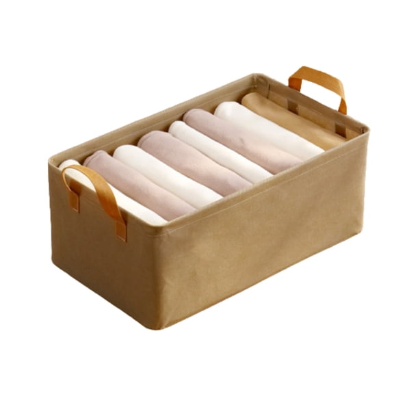 HOZVOMI Large Capacity Foldable Non-Woven Fabric Storage Box - Eco-Friendly, Odorless, Sturdy Drawer Type Organizer for Clothes, Toys, Baby Diapers - Space-Saving, Easy to Clean
