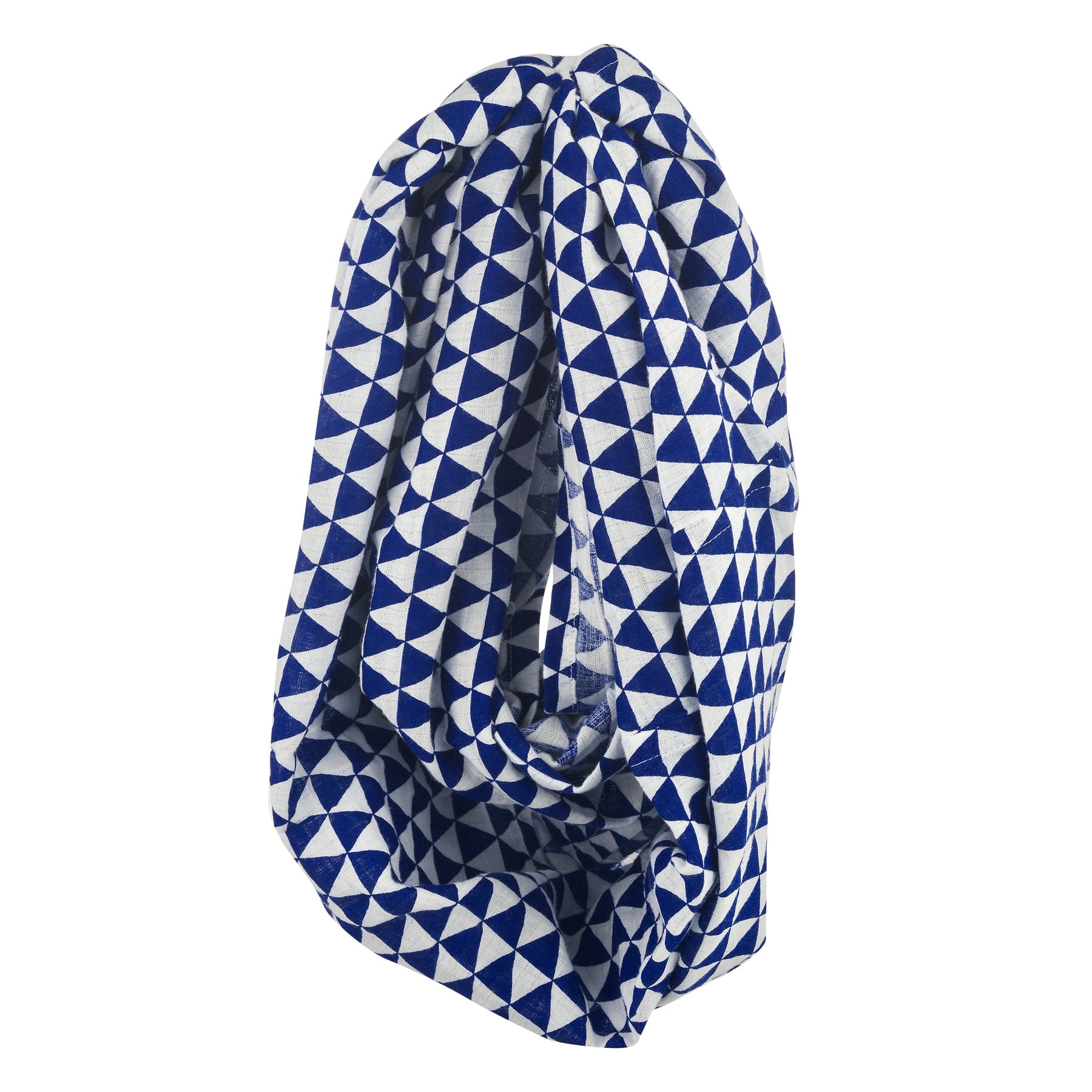 Bacati Muslin Nursing Scarf, Tribal Navy Triangles, 1.0 CT