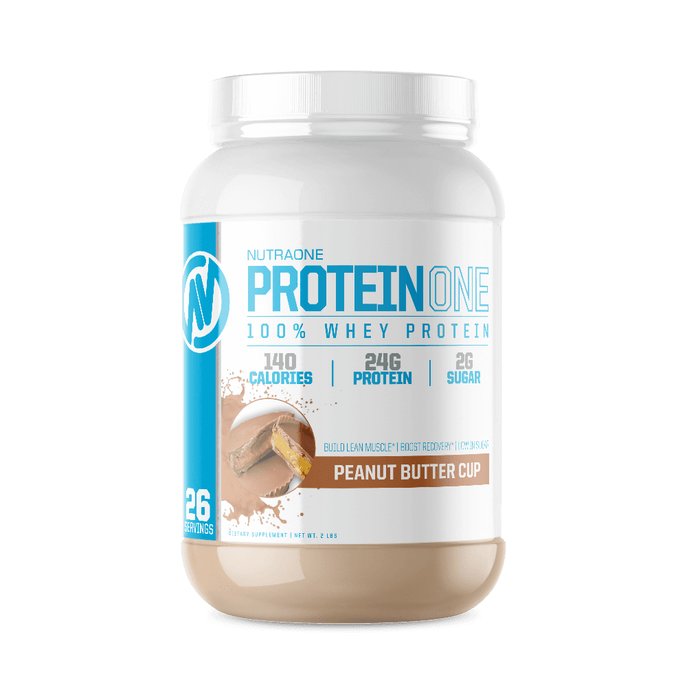 ProteinOne Low Carb Whey Protein by NutraOne -Weight Loss and Build Muscle with a Low Carb Protein Shake Powder for Men & Women (Chocolate Peanut Butter Cup - 2 lbs.)