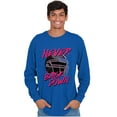 thumbnail image 3 of Football Jock Helmet Never Back Down Men's Big & Tall Long Sleeve Graphic Tee Brisco Brands 3X, 3 of 5