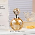 thumbnail image 3 of ABCISI 14ML Crystal-Glass Empty Perfume Bottle, Decorative Perfume Bottles, Circle Vintage Refillable Small Essential Oil Bottles, Home Decoration Gifts for Women(Champagne), 3 of 7